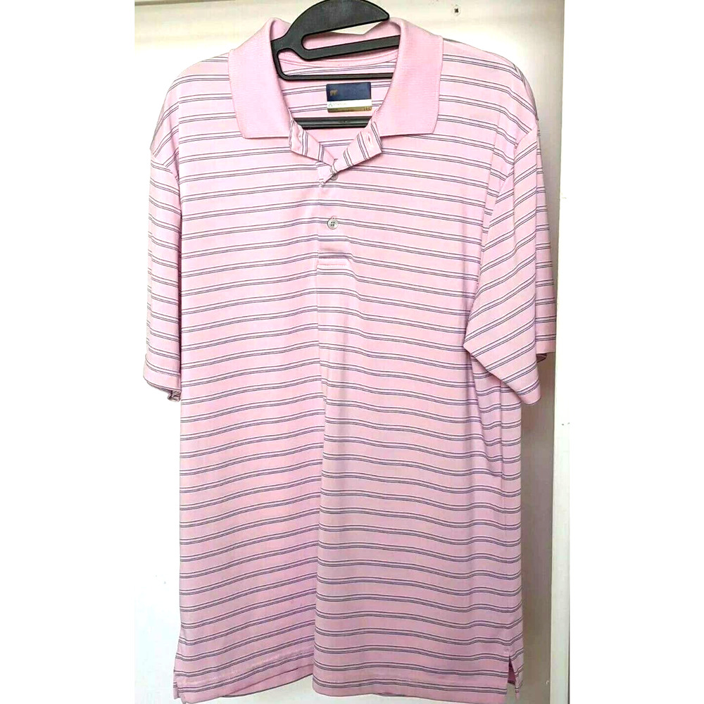 Jack Nicklaus StayDri Striped Short Sleeve Polo